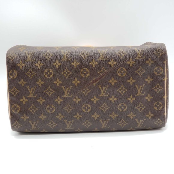 100% Authentic Louis Vuitton  Speedy 35 Monogram Boston Hand Bag - Picture 7 of 16